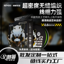 正品BKUMAN12编机械熊猫路亚专用pe线强悍拉力远投打黑海钓钓鱼线