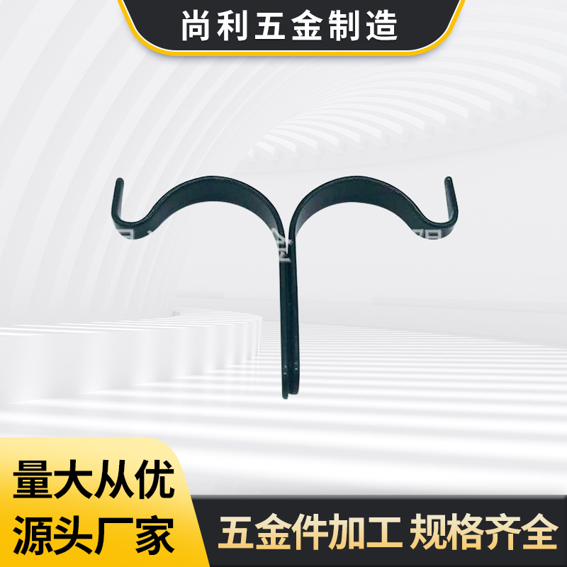 Metal J -shaped hook baking paint black simple hook 65mm bag hook…