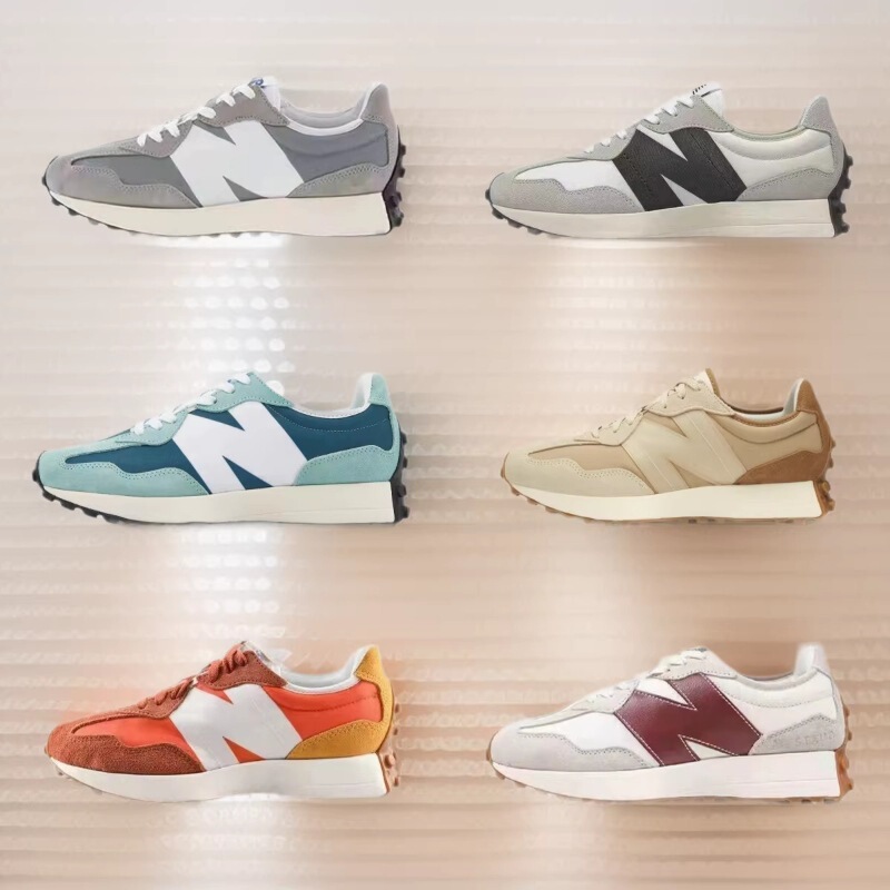 2026 New Model Putian Shoes New Balance Nb327 Original Gray Running Sneakers Retro Casual Unisex Couple Style