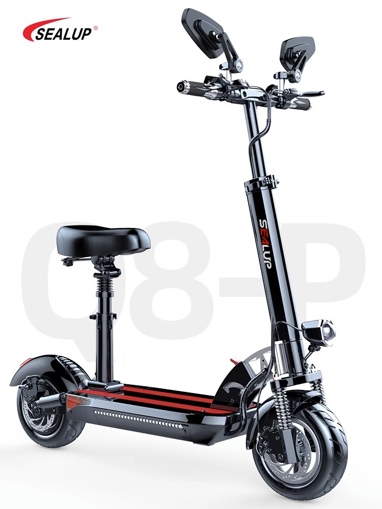 Hilopco Scooter Eléctrico mini batería de coche pequeño scooter portátil plegable coche eléctrico