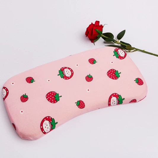 Fuchsia children's strawberry, pillow