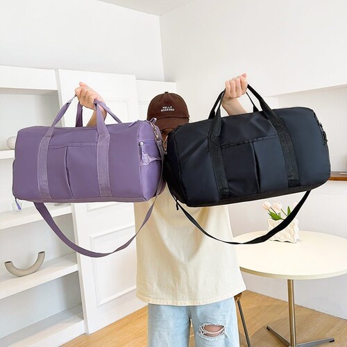 Fashionable large-capacity dry and wet separation fitness bag for men and women's short-distance travel outdoor business travel bag yoga handbag