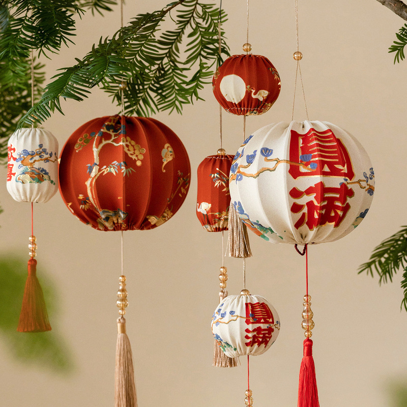 New Year Chinese Style Small Lanterns, Festive Hanging Lanterns for Mid-Autumn Festival, Wholesale Gifts for Scenic Spots, Chinese Style Spring Festival Decorative Hanging Ornaments New Year Chinese Style Small Lanterns, Festive Hanging Lanterns for Mid-Autumn Festival, Wholesale Gifts for Scenic Spots, Chinese Style Spring Festival Decorative Hanging Ornaments