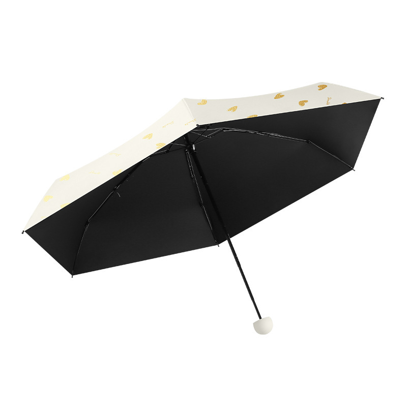 太阳伞防晒防紫外线遮阳雨伞女晴雨两用五口超小轻巧便携胶囊|undefined