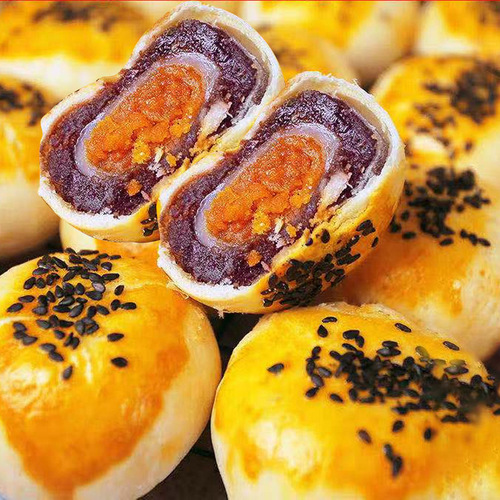 Egg yolk crispy snow meiniang internet celebrity casual snacks bulk wholesale Liuxin salted egg yolk breakfast pastries dropshipping