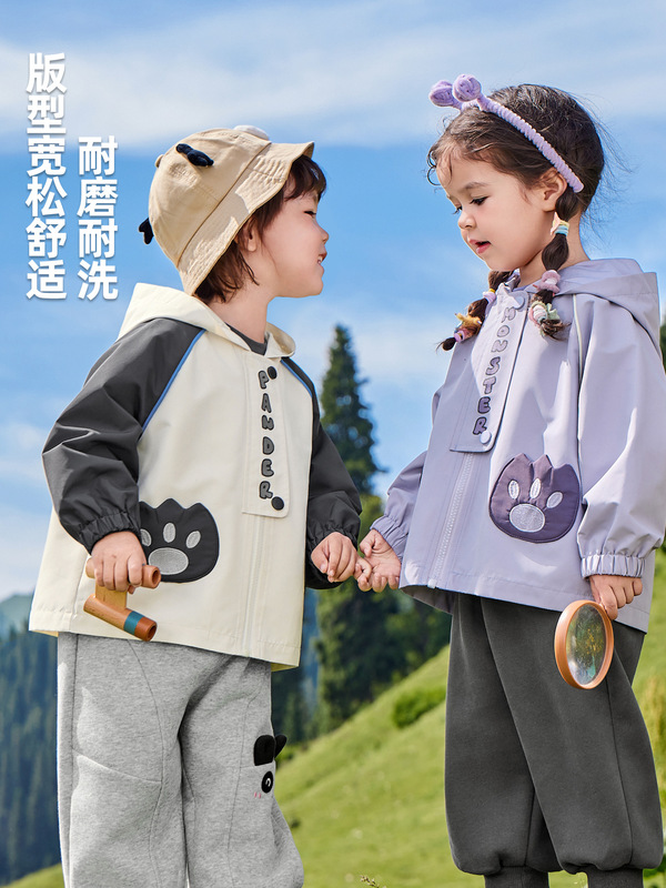 カカパンダ男の子コート女の子秋服子供秋カジュアルトップスベビー服ベビー春秋子供服|undefined