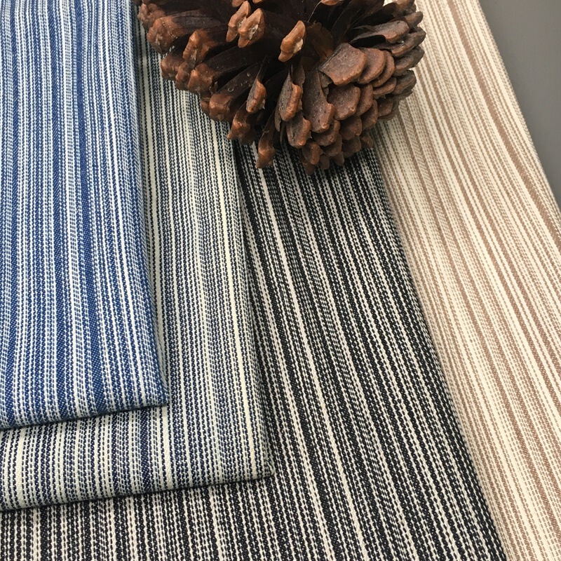 New Denim Striped Fabric Non-Elastic Jacquard Washed Retro Clothing Fabric Shoes Hats Bags Handbags Fabric Hot Style