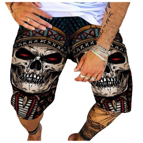  Summer New 3D Digital Printing Beach Shorts Hawaiian Casual Leisure Sports Men's Beach Shorts