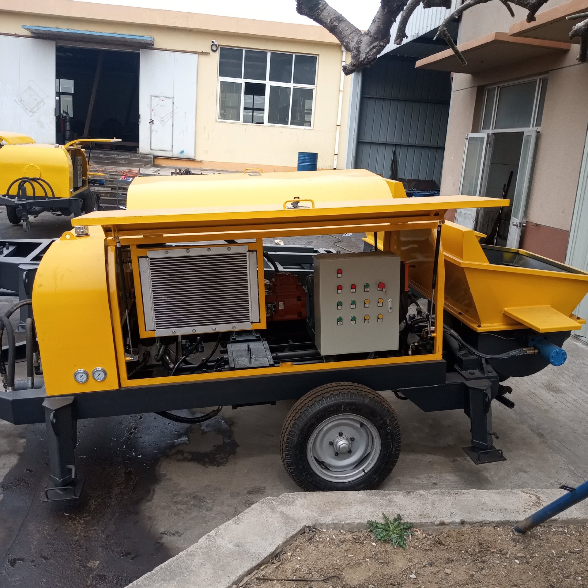 混凝土泵 50电动混凝土输送泵 50打消防水池混凝土泵 土建 沼液池