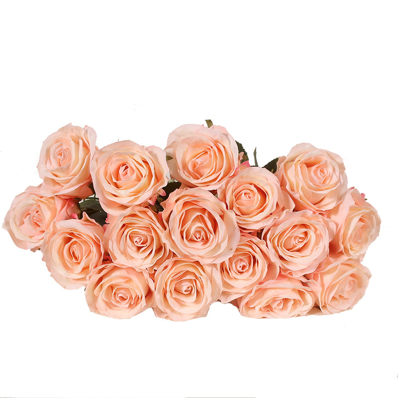 2026 nota de mano 8 flores falsas flores rosas flores flores flores decoración de la sala de estar vino rojo decoración floral caballo negro año