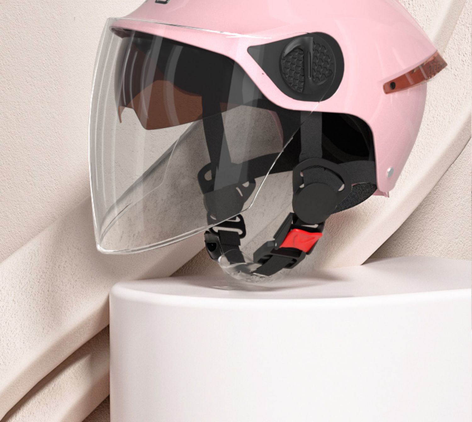 Dfg3C Certified Battery Electric Vehicle Helmet for Women, Summer and All-Season Use, Half Helmet for Men, Motorcycle Safety Helmet