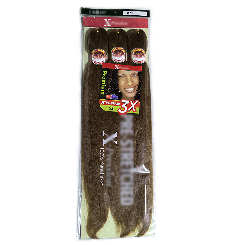 3X pre-estirado EZ trenzado cabello de tres piezas fabricantes al por mayor