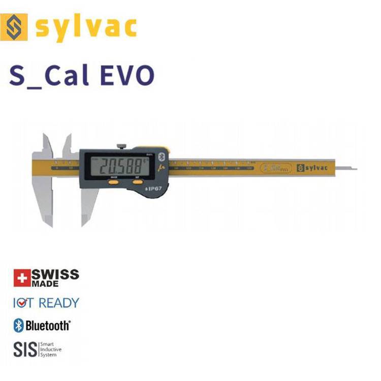 瑞士sylvac S_Cal EVO Smart Deep Measurement 蓝牙 电子 超长爪