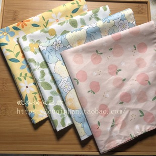 Fresh Dragon Boat Festival Handkerchief, Small Square Towel to Wipe Sweat, Patterned Small Cotton Handkerchief, Christmas Silk Scarf, Fruit
