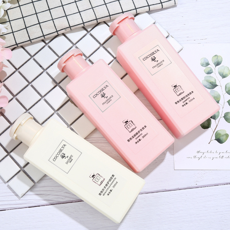 Fábrica directa COCO SILIYA perfume anti-caspa, control de aceite champú, gel de baño Rumin, un producto para el cabello.