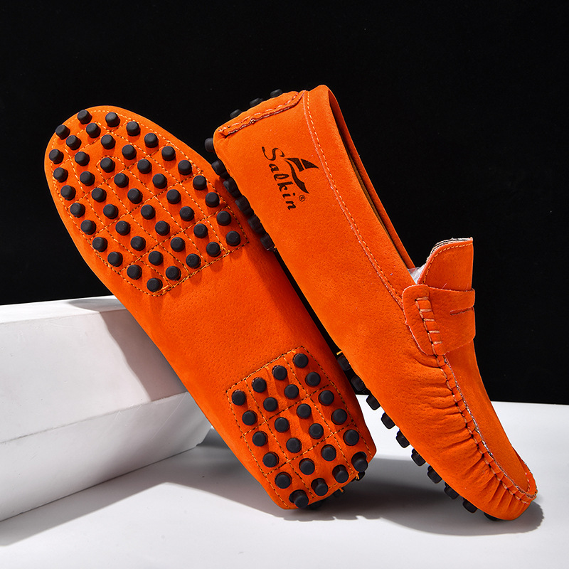 Fashionable Men's Casual Loafers Slip-on Shoes For Couples_voghion.com