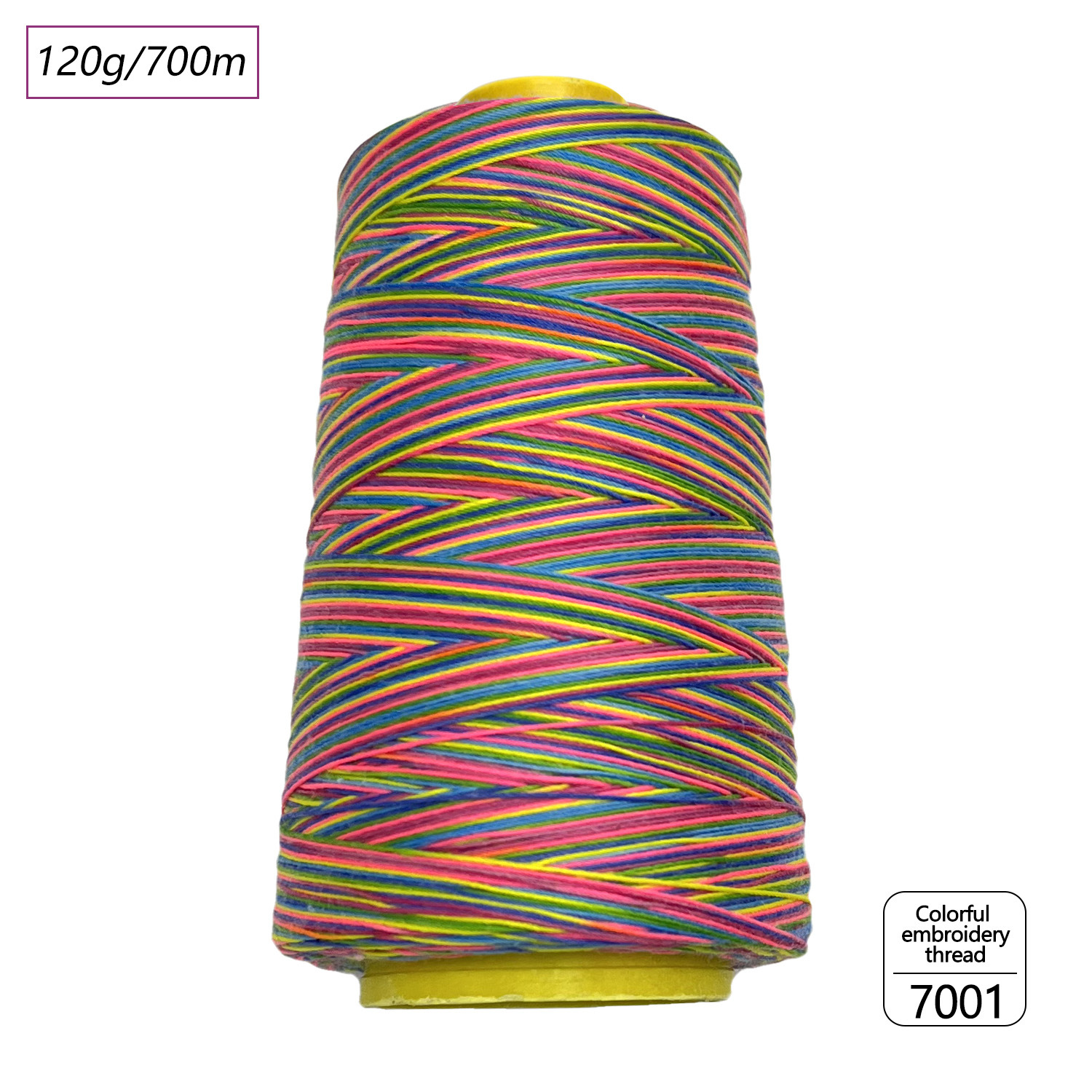 Mona Lisa real plantilla de color hilo de tubo de hilo bordado resistente al desgaste teñido de color brillante alta solidez del color image 15