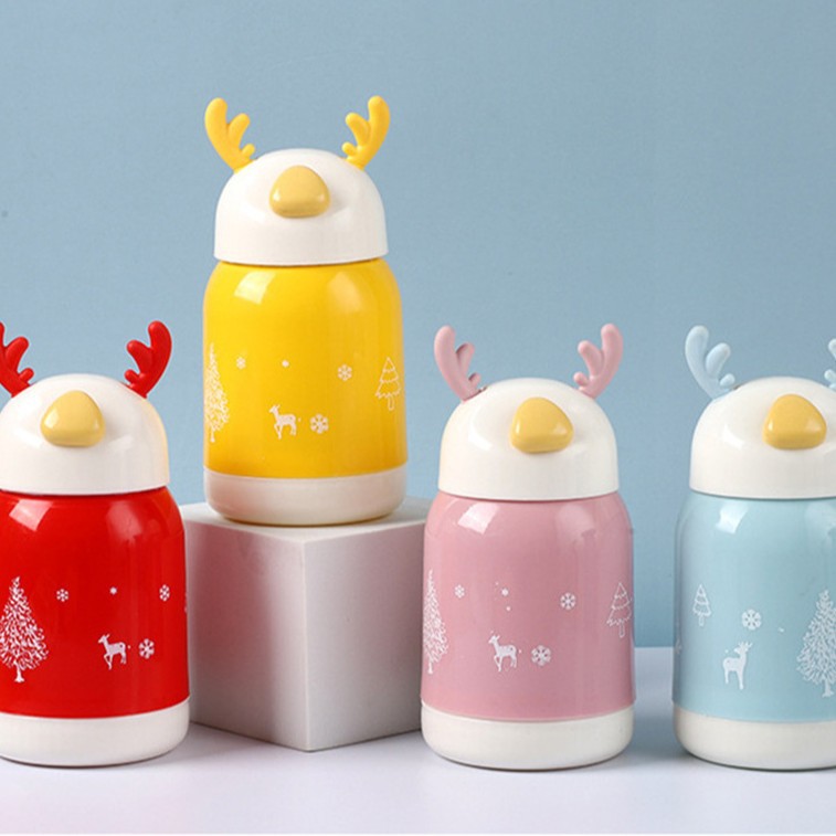 Taza de vidrio infantil con conejo - Regalo navideño, personalizable