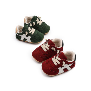 Baby Shoes One-year-old Male Toddler Shoes Soft Rubber Bottom 6 to 12 Months Female Infant Color Matching All-match Toddler Shoes