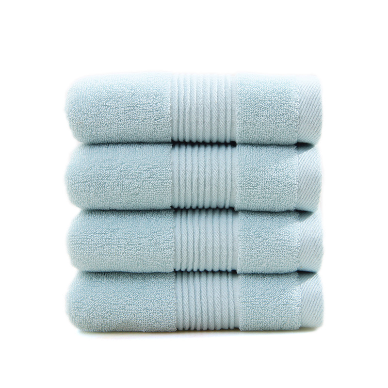 Two sets of household adult towel soft a...