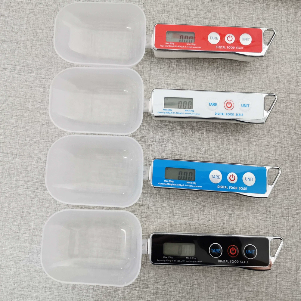 Новые бытовые двойные ложки, электронные весы, весы для палочек 500 г/0,1 г, весы для палочек, размер ингредиента, ложка, переключаемая