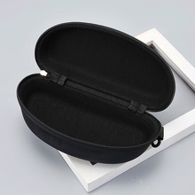 071大号全框架牛津布黑色太阳镜墨镜收纳EVA拉链镜片眼镜盒批发