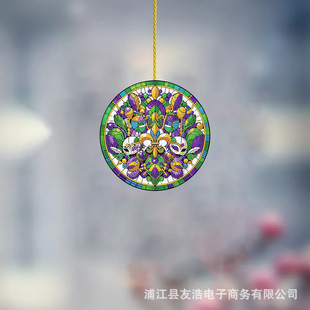 Hot cross-border acrylic pendant ornaments, portable carry-on small pendant, suitable for multi-occasion use