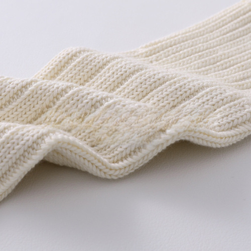 Plusox Men's and Women's Chinese-made Textured Rough Spring and Autumn Cooling Sandals Fashion Knit Retro Japanese Style Middle Calf Socks