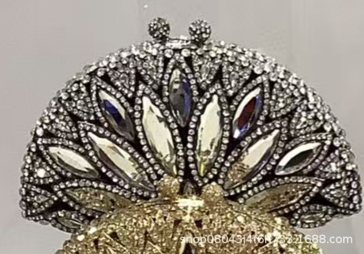 Seleccione estrictamente el embrague europeo y americano de diamantes bolsas de banquete bolsas de diamante de vidrio conchas bolsas de mano bolsas de fiesta bolsas de mujer
