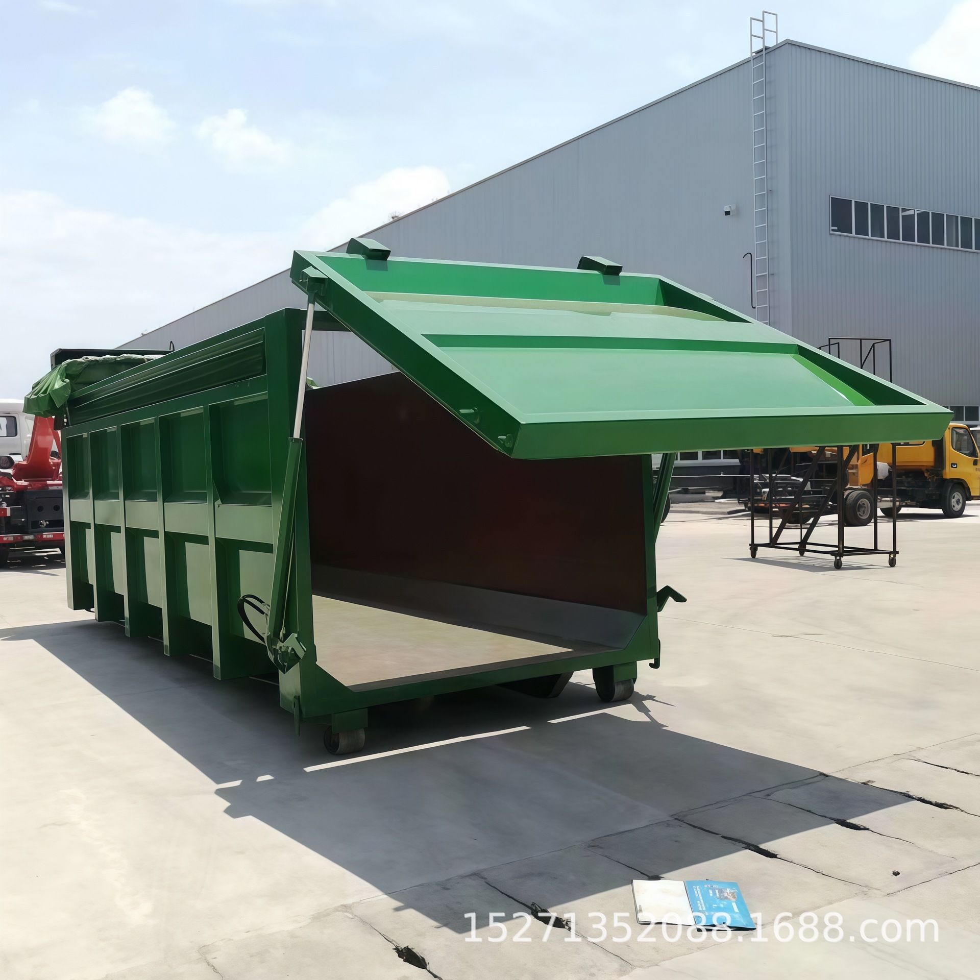 Iron/Stainless Steel Household/Building Waste Bins, Large Waste Transfer Bins for Residential Areas, Campuses, and Streets, Collection Bins