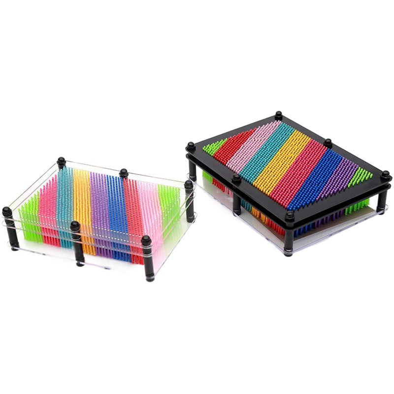 Arco Iris de impresión de la mano cambiable aguja pintura 3D tridimensional mano modelo clon impresión mano TikTok nuevo exótico niños regalo Pinart