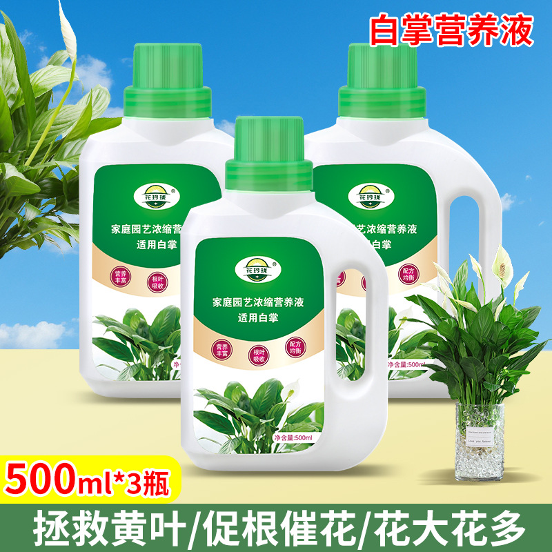 White palm special nutrient solution 500ml*3 bottles