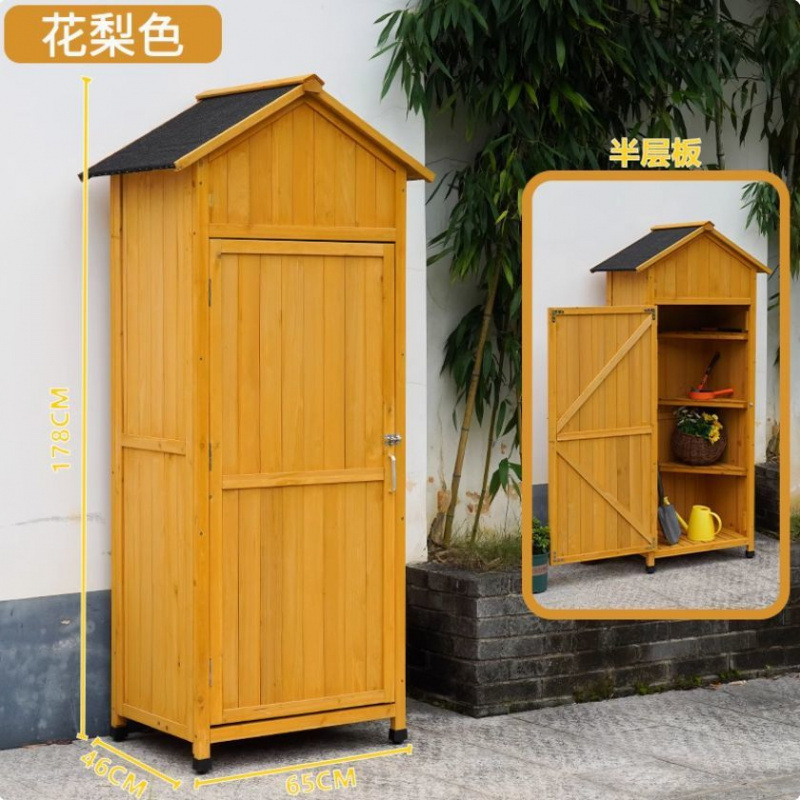 屋外ツールルーム収納キャビネット防雨日焼け止めガーデン中庭ゴミ箱キャビネット屋内バルコニー防水収納キャビネット|undefined