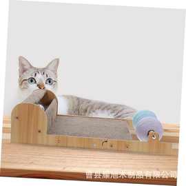 摩天轮猫抓板立式猫抓球耐磨L型猫猫外贸磨爪器自嗨解闷猫咪玩具