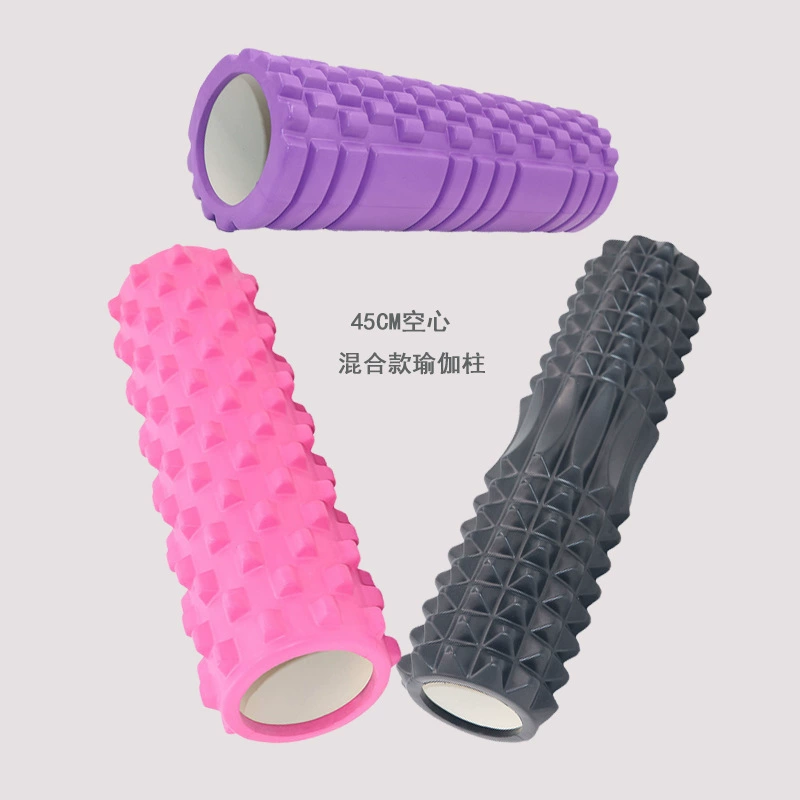 Поставка 45 см полые EVA Йога колонка йога пены вал булавы Пилатес палку йога вал открытый