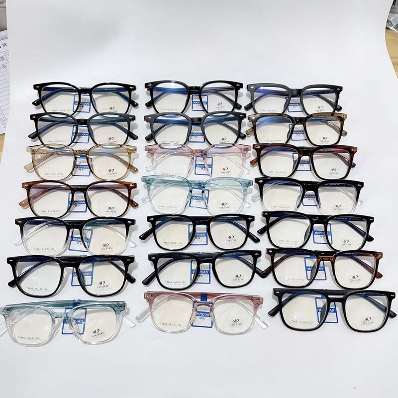 Plate large frame student party glasses frame wholesale Black Internet celebrity plain progressive color TR90 special offer mixed batch