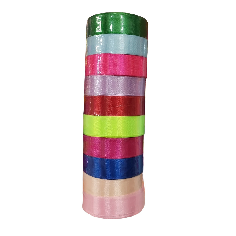 Fabricante al por mayor cinta de boda ancho de 2 cm de tela cinta de decoración cinta de arco dibujar cuerda de cinta de flores