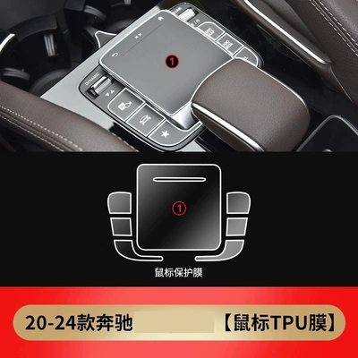 for 25 Models of Mercedes-Benz: Car interior film - 20-25-models-gle-mouse-film