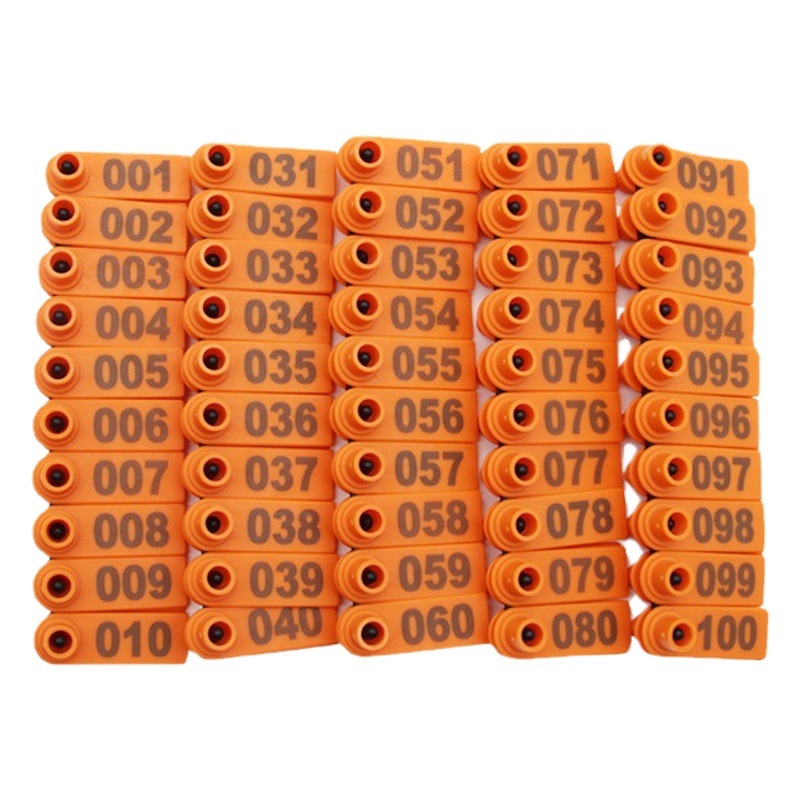 Etiqueta de oreja de cerdo cría animal ganado Etiqueta de oreja placa de número letras láser TPU Etiqueta de oreja veterinaria animal ganado oveja Etiqueta de oreja