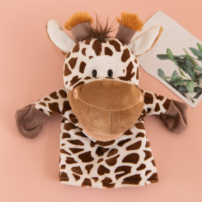 Marionetas de mano para animales de peluche con boca móvil – para jardín de infantes, venta en Amazon transfronterizo. image 11
