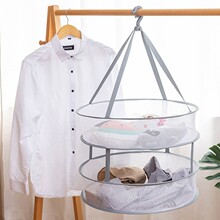 羊毛衫内衣晾晒网衣毛衣袜子神器晾衣架晾衣双层平铺晾晒网兜家用