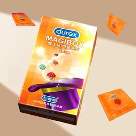 杜蕾斯魔法装情趣18只避孕套中号凸点螺纹果味安全套成人性用品
