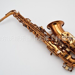 萨克斯乐器 中音降E调萨克斯风正品管初学者 咖啡金色萨克斯JK608