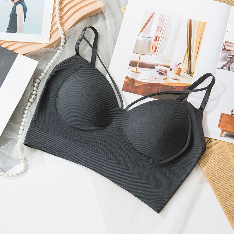 Бюстгальтер без косточек tube top, вкладыши, бесшовный удлинённый, one size