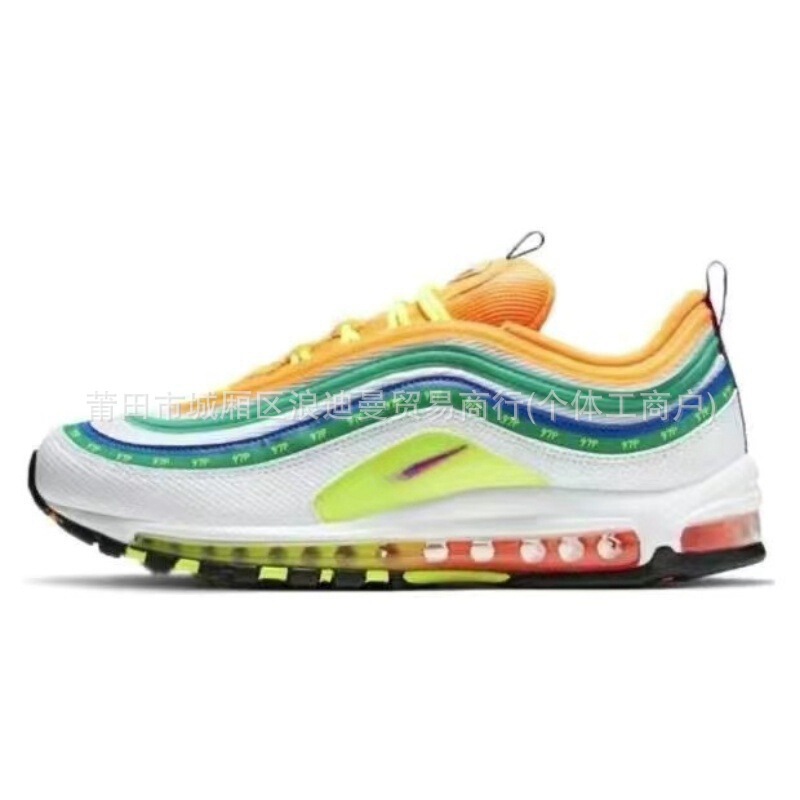 外贸纯原air max97气垫鞋减震透气轻便防滑增高软底男女跑步鞋|undefined
