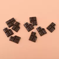 Смола Моделирование еда игра укус угол шоколад характеристика кулон серьги ожерелье брелок кулон аксессуары