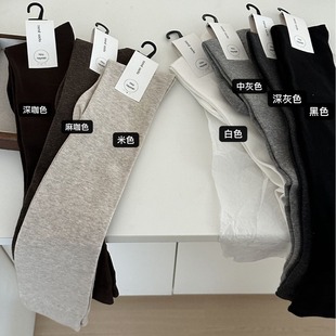 Autumn and winter Nanye recommend calf knee socks flat long tube double chao soft yarn women's socks