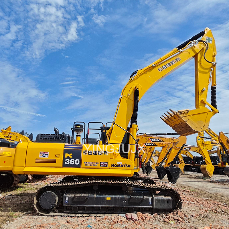 Construcción de ingeniería de excavación de tierra de excavadoras grandes, excavadoras de 90 por ciento nuevas, excavadoras Komatsu350 PC360 336 image 3