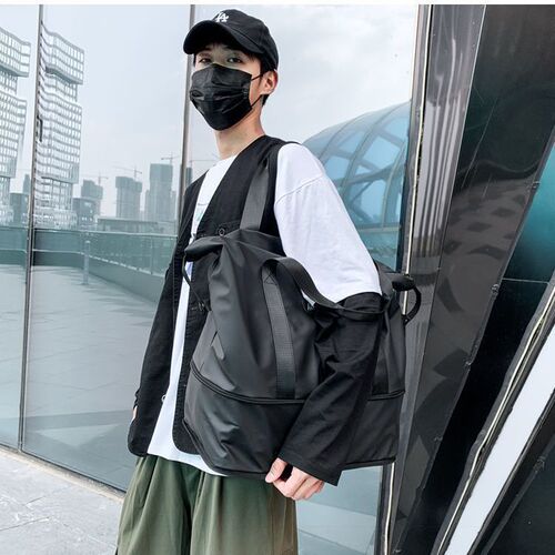 Sports travel bag, foldable, durable, high-end, dry-wet separation, travel double-layer, outdoor, cross-body, wear-resistant, portable, waterproof