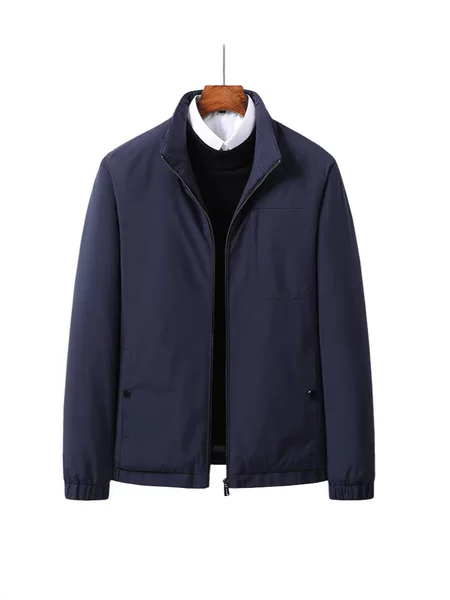 New Men's Versatile Stand-Collar down Jacket with White Duck down 2026 Simple Business Casual down Jacket for Men